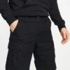 Carhartt WIP Aviation Cargo Shorts In Black For Men