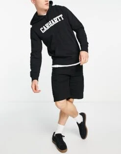 Carhartt WIP Aviation Cargo Shorts In Black For Men -Carhartt WIP Sales 202049117 3