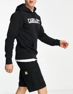 Carhartt WIP Aviation Cargo Shorts In Black For Men -Carhartt WIP Sales 202049117 4