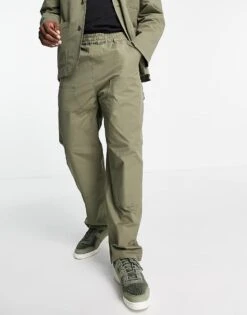 Carhartt WIP Montana Casual Suit Trousers In Khaki For Men Brown 8 Carhartt WIP Montana Casual Suit Trousers In Khaki For Men Brown -Carhartt WIP Sales 203139432 4