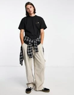 Carhartt WIP American Script Loose Fit T-shirt In Black For Men -Carhartt WIP Sales 203344420 4