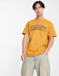 Carhartt WIP Scrawl T-shirt In Yellow For Men -Carhartt WIP Sales 203399058 1 yellow 1