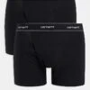 Carhartt WIP Cotton 2 Pack Boxers In Black For Men