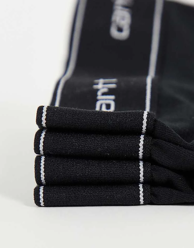 Carhartt WIP Cotton 2 Pack Boxers In Black For Men 3 Carhartt WIP Cotton 2 Pack Boxers In Black For Men - Image 3