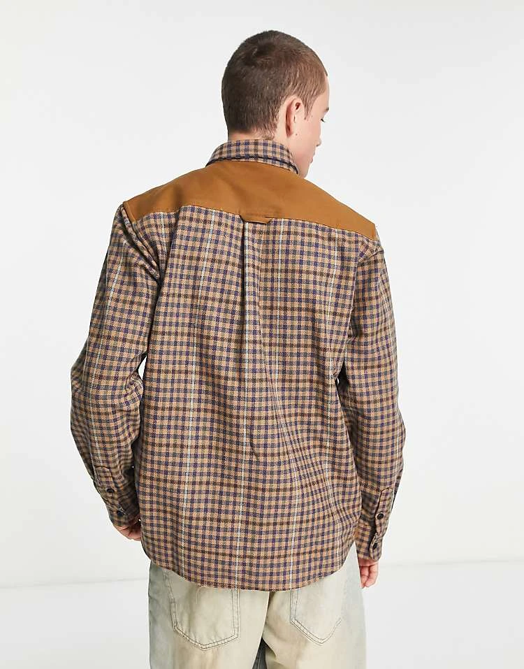 Carhartt WIP Asher Check Shirt In Beige For Men 2 Carhartt WIP Asher Check Shirt In Beige For Men - Image 2