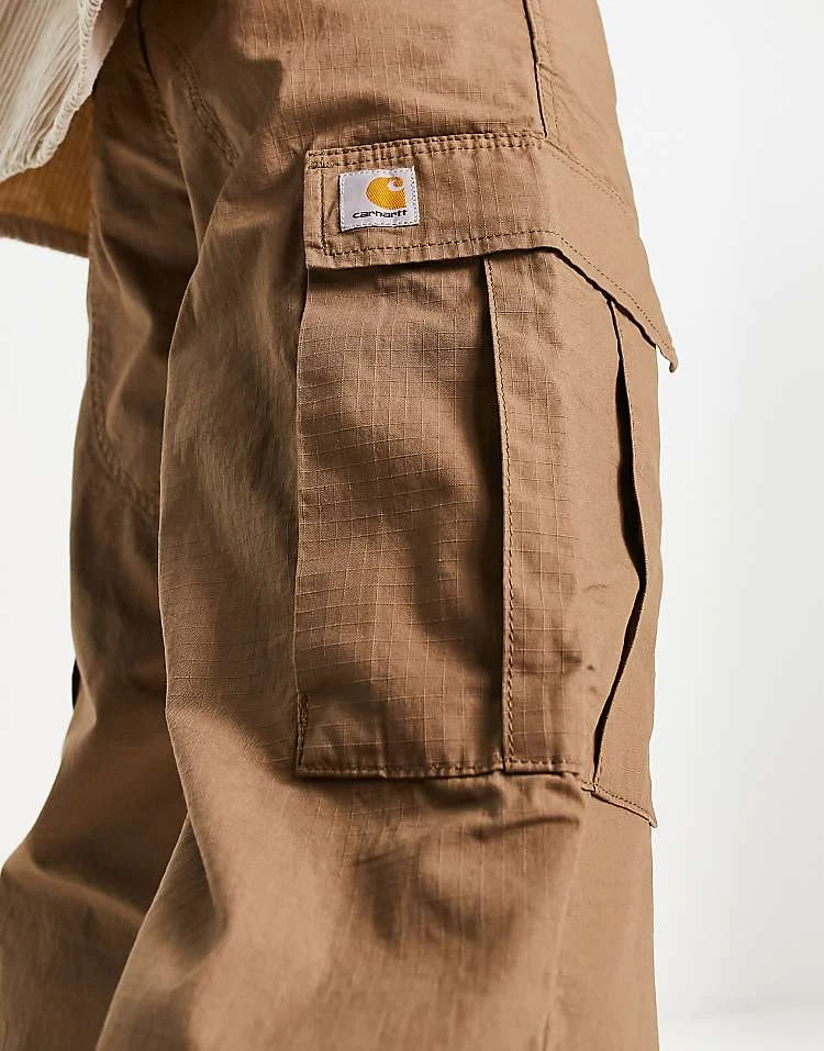 Carhartt WIP Regular Cargo Pants In Brown For Men 2 Carhartt WIP Regular Cargo Pants In Brown For Men - Image 2
