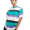 Carhartt WIP Crouser Striped T-shirt In Green For Men