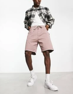 Carhartt WIP Lawton Relaxed Shorts In Pink For Men