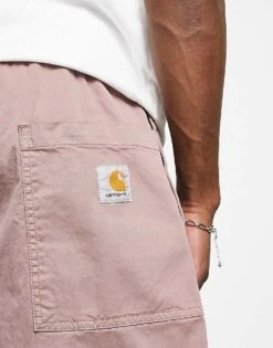 Carhartt WIP Lawton Relaxed Shorts In Pink For Men 8 Carhartt WIP Lawton Relaxed Shorts In Pink For Men -Carhartt WIP Sales 204359839 4