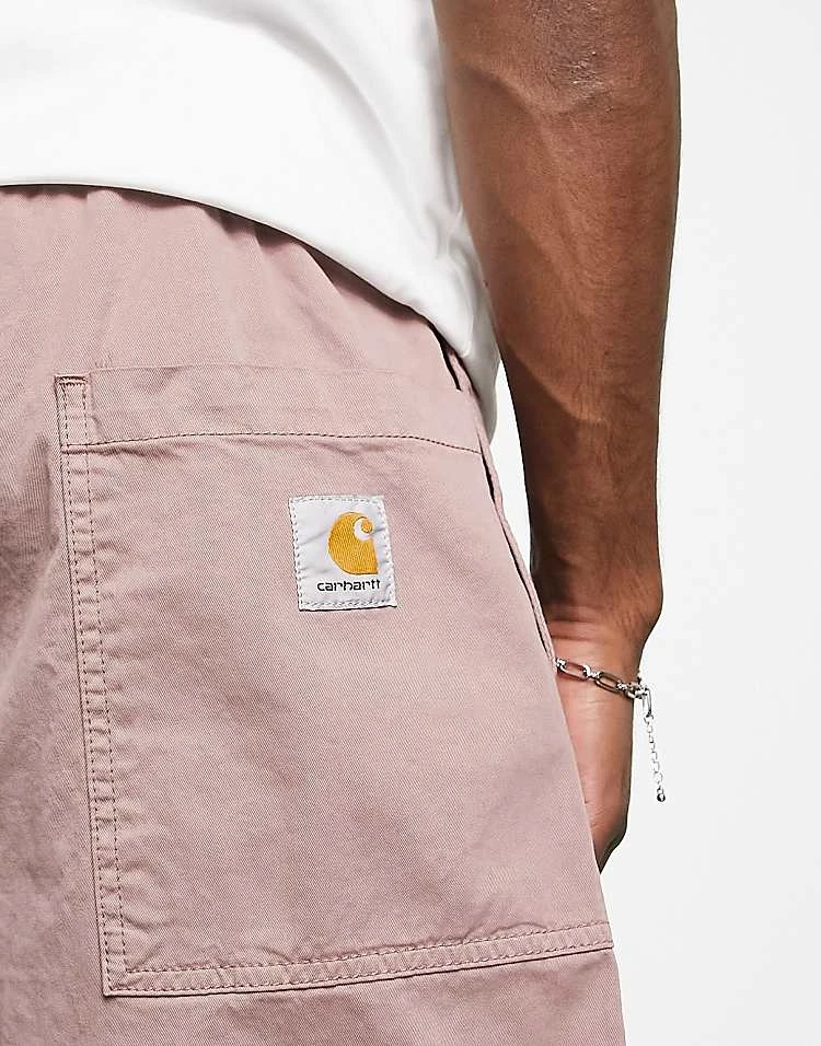 Carhartt WIP Lawton Relaxed Shorts In Pink For Men 4 Carhartt WIP Lawton Relaxed Shorts In Pink For Men - Image 4