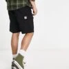 Carhartt WIP Aviation Slim Cargo Shorts In Black For Men