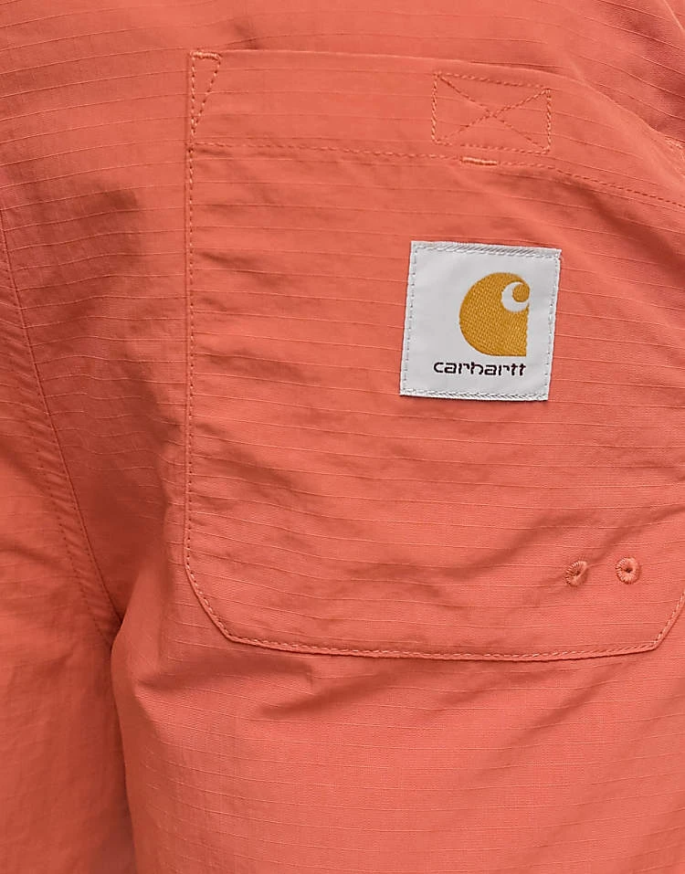 Carhartt WIP Rune Swim Shorts In Orange For Men 3 Carhartt WIP Rune Swim Shorts In Orange For Men - Image 3