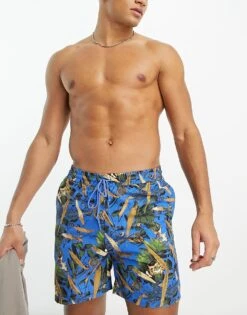 Carhartt WIP Slater Print Swim Shorts In Blue For Men 9 Carhartt WIP Slater Print Swim Shorts In Blue For Men -Carhartt WIP Sales 204360222 1 blue 1