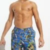 Carhartt WIP Slater Print Swim Shorts In Blue For Men