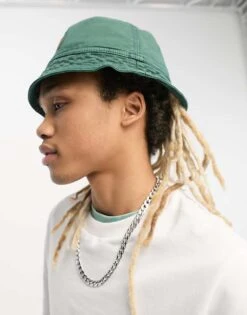 Carhartt WIP Bayfield Bucket Hat In Green For Unisex -Carhartt WIP Sales 204360347 4