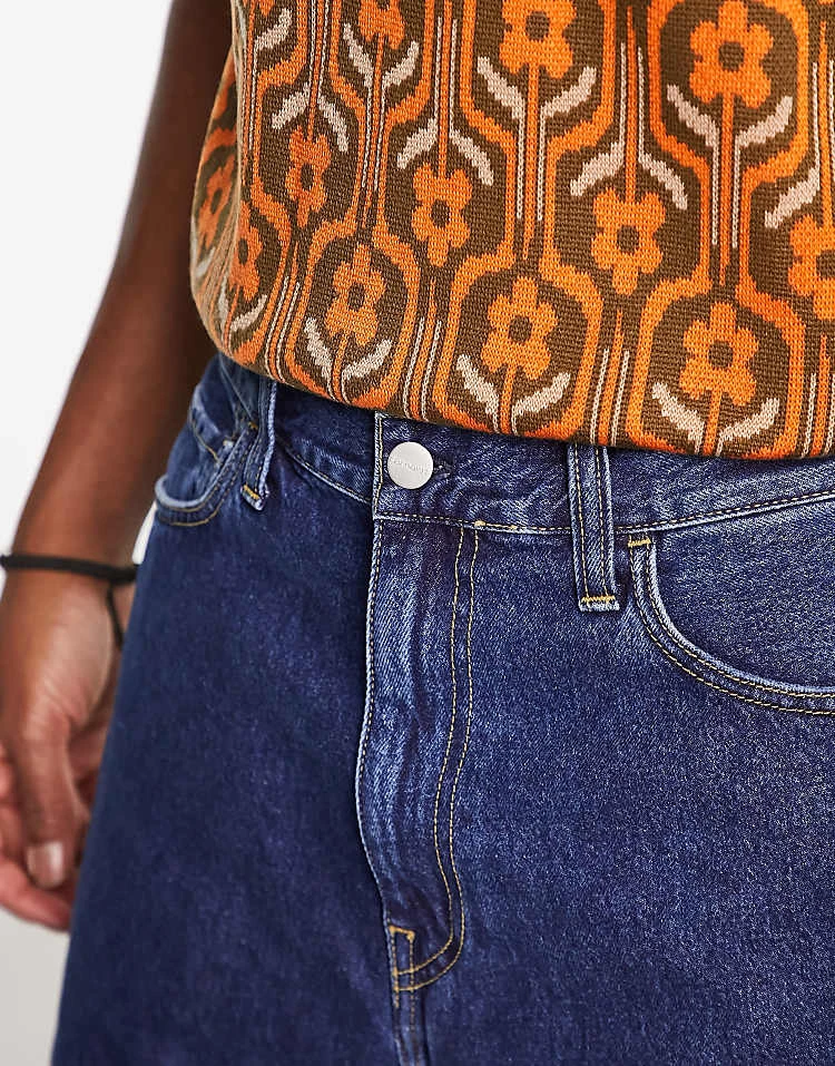 Carhartt WIP Landon Loose Fit Denim Shorts In Blue Stone Wash For Men 4 Carhartt WIP Landon Loose Fit Denim Shorts In Blue Stone Wash For Men - Image 4