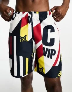 Carhartt WIP Island Marina Print Swim Shorts In Multi For Men Mutli 8 Carhartt WIP Island Marina Print Swim Shorts In Multi For Men Mutli -Carhartt WIP Sales 204360591 4