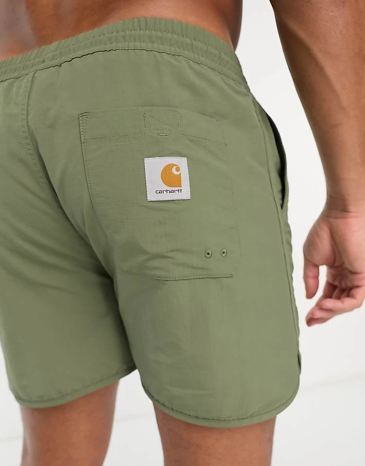 Carhartt WIP Rune Swim Shorts In Khaki For Men 2 Carhartt WIP Rune Swim Shorts In Khaki For Men - Image 2