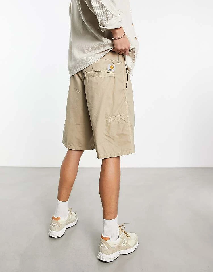 Carhartt WIP Colston Loose Fit Chino Shorts In Beige For Men 2 Carhartt WIP Colston Loose Fit Chino Shorts In Beige For Men - Image 2
