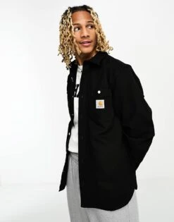 Carhartt WIP Clink Shirt In Black For Men -Carhartt WIP Sales 205162481 1 black 1