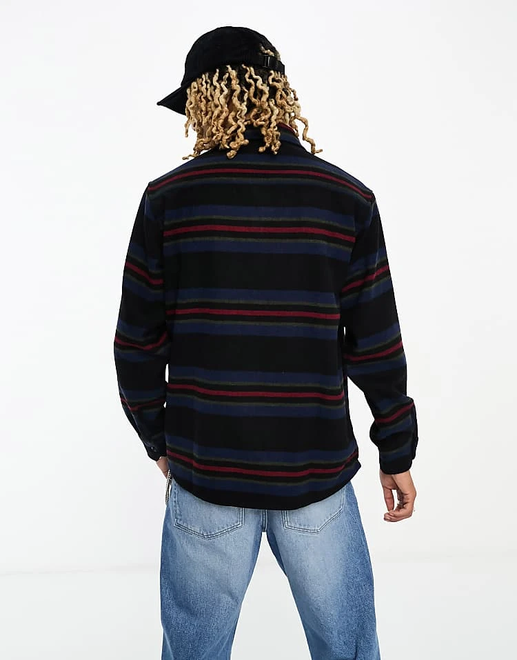 Carhartt WIP Oregon Stripe Shirt In Black For Men 2 Carhartt WIP Oregon Stripe Shirt In Black For Men - Image 2