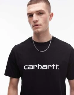 Carhartt WIP Script T-shirt In Black For Men