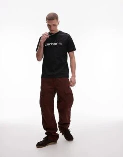 Carhartt WIP Script T-shirt In Black For Men -Carhartt WIP Sales 205189476 4