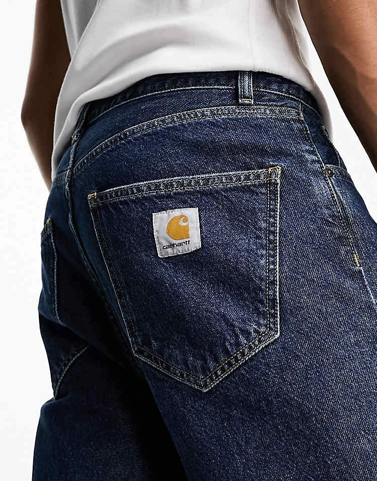 Carhartt WIP Nolan Relaxed Straight Wash Jeans In Blue For Men 2 Carhartt WIP Nolan Relaxed Straight Wash Jeans In Blue For Men - Image 2