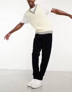 Carhartt WIP Newel Relaxed Tapered Corduroy Trousers In Navy For Men -Carhartt WIP Sales 205189562 1 navy 1