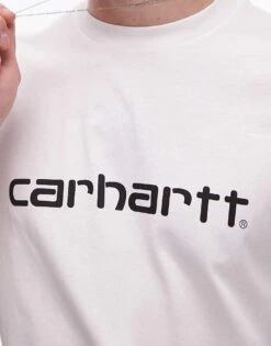 Carhartt WIP Script T-shirt In White For Men 7 Carhartt WIP Script T-shirt In White For Men -Carhartt WIP Sales 205189579 3