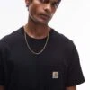 Carhartt WIP Pocket T-shirt In Black For Men