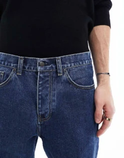 Carhartt WIP Newel Relaxed Tapered Wash Jeans In Blue For Men 10 Carhartt WIP Newel Relaxed Tapered Wash Jeans In Blue For Men -Carhartt WIP Sales 205189665 5