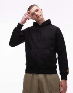 Carhartt WIP Chase Hoodie In Black For Men -Carhartt WIP Sales 205189720 1 black 1