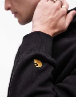 Carhartt WIP Chase Hoodie In Black For Men -Carhartt WIP Sales 205189720 3