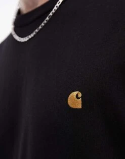 Carhartt WIP Chase T-shirt In Black For Men -Carhartt WIP Sales 205189760 4