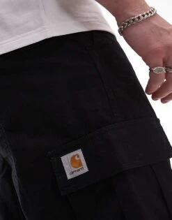 Carhartt WIP Regular Cargo Pants In Black For Men -Carhartt WIP Sales 205544120 4
