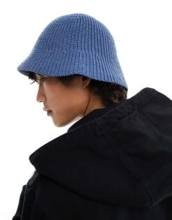 Carhartt WIP Paloma Knitted Bucket Hat In Blue For Unisex -Carhartt WIP Sales 205857923 3