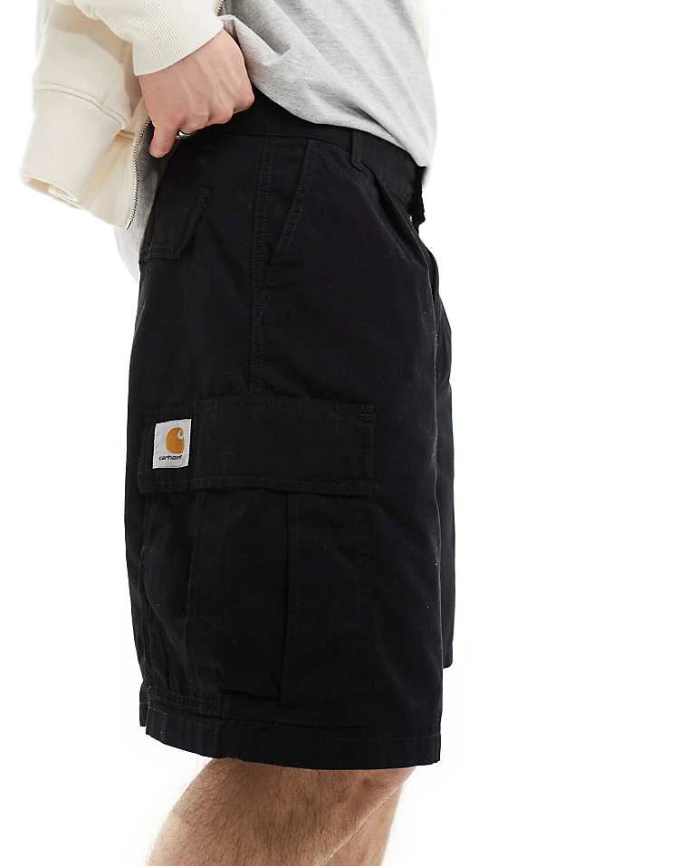 Carhartt WIP Cole Cargo Shorts In Black For Men 3 Carhartt WIP Cole Cargo Shorts In Black For Men - Image 3
