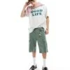 Carhartt WIP Regular Cargo Shorts In Green For Men