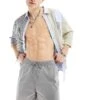 Carhartt WIP Tobes Swim Shorts In Grey For Men
