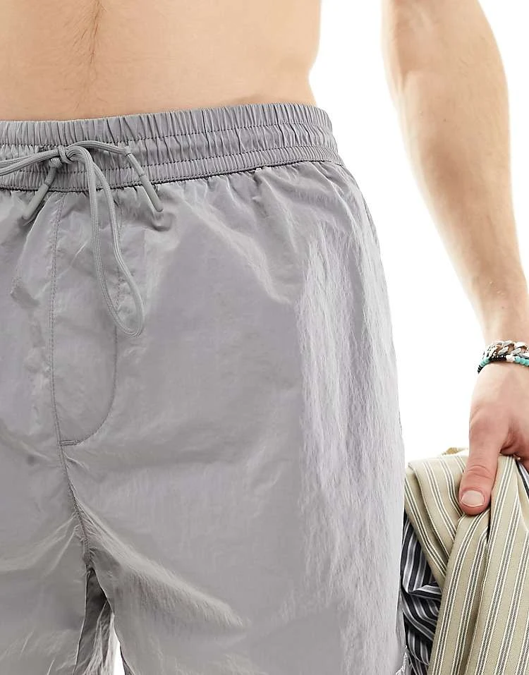 Carhartt WIP Tobes Swim Shorts In Grey For Men 4 Carhartt WIP Tobes Swim Shorts In Grey For Men - Image 4