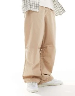 Carhartt WIP Judd Loose Fit Trousers In Beige For Men -Carhartt WIP Sales 205921338 4