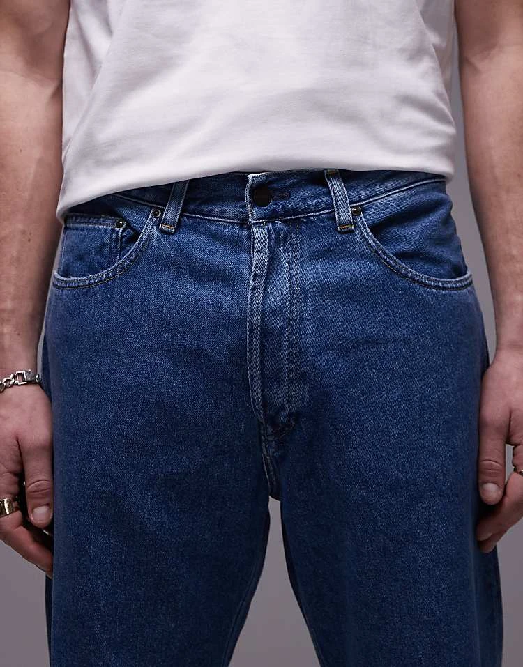 Carhartt WIP Nolan Relaxed Straight Jeans In Blue Wash For Men 4 Carhartt WIP Nolan Relaxed Straight Jeans In Blue Wash For Men - Image 4