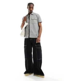 Carhartt WIP Master Shirt In Grey For Men 8 Carhartt WIP Master Shirt In Grey For Men -Carhartt WIP Sales 205921515 4