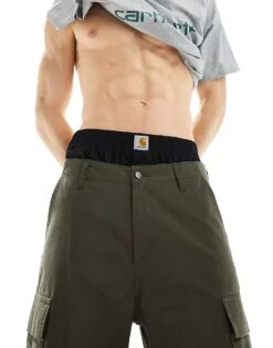 Carhartt WIP Regular Cargo Shorts In Khaki For Men -Carhartt WIP Sales 205921517 3