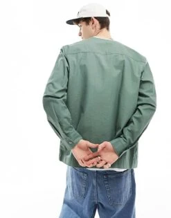 Carhartt WIP Elroy Overshirt In Green For Men -Carhartt WIP Sales 205921619 3