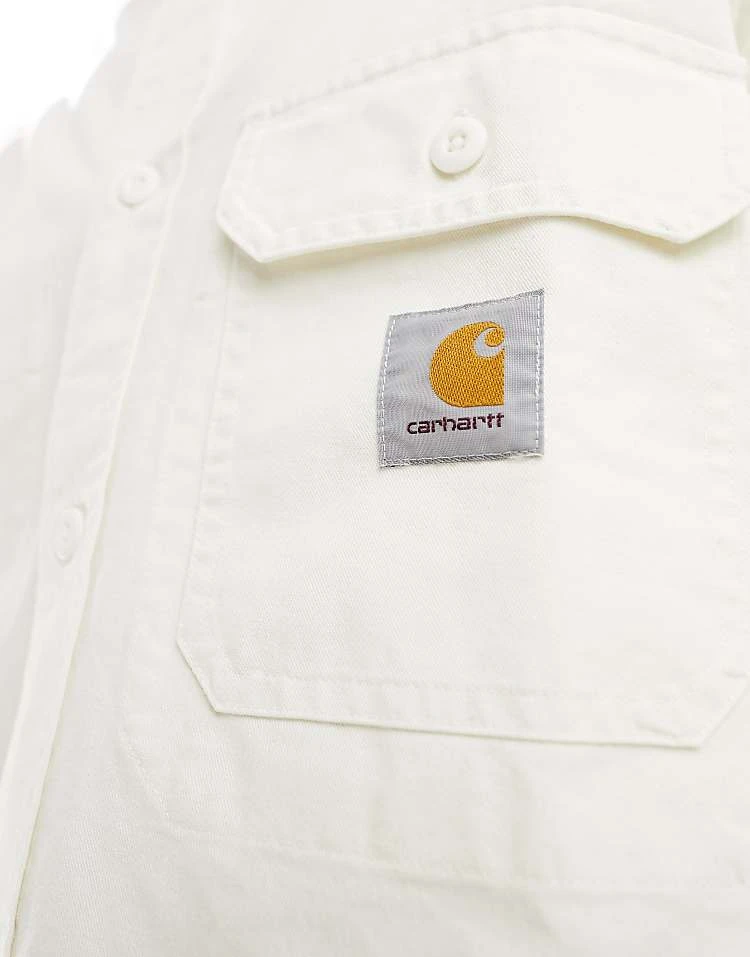 Carhartt WIP Reno Overshirt In White For Men 2 Carhartt WIP Reno Overshirt In White For Men - Image 2