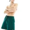 Carhartt WIP Chase Swim Shorts In Green For Men