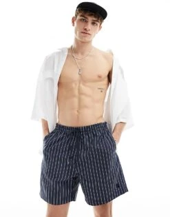 Carhartt WIP Slater Pinstripe Swim Shorts In Navy For Men 9 Carhartt WIP Slater Pinstripe Swim Shorts In Navy For Men -Carhartt WIP Sales 205921668 1 navy 1