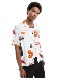 Carhartt WIP Carhartt X ISIS Maria Artistic Dinner Print Shirt In White For Men -Carhartt WIP Sales 205921764 1 white 1